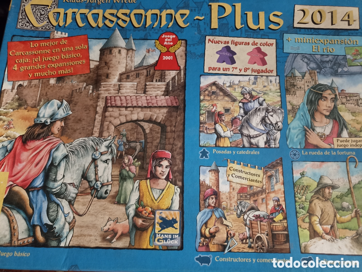 Juegos de mesa: Carcassonne Plus 2014 juego del a&ntilde;o 2001