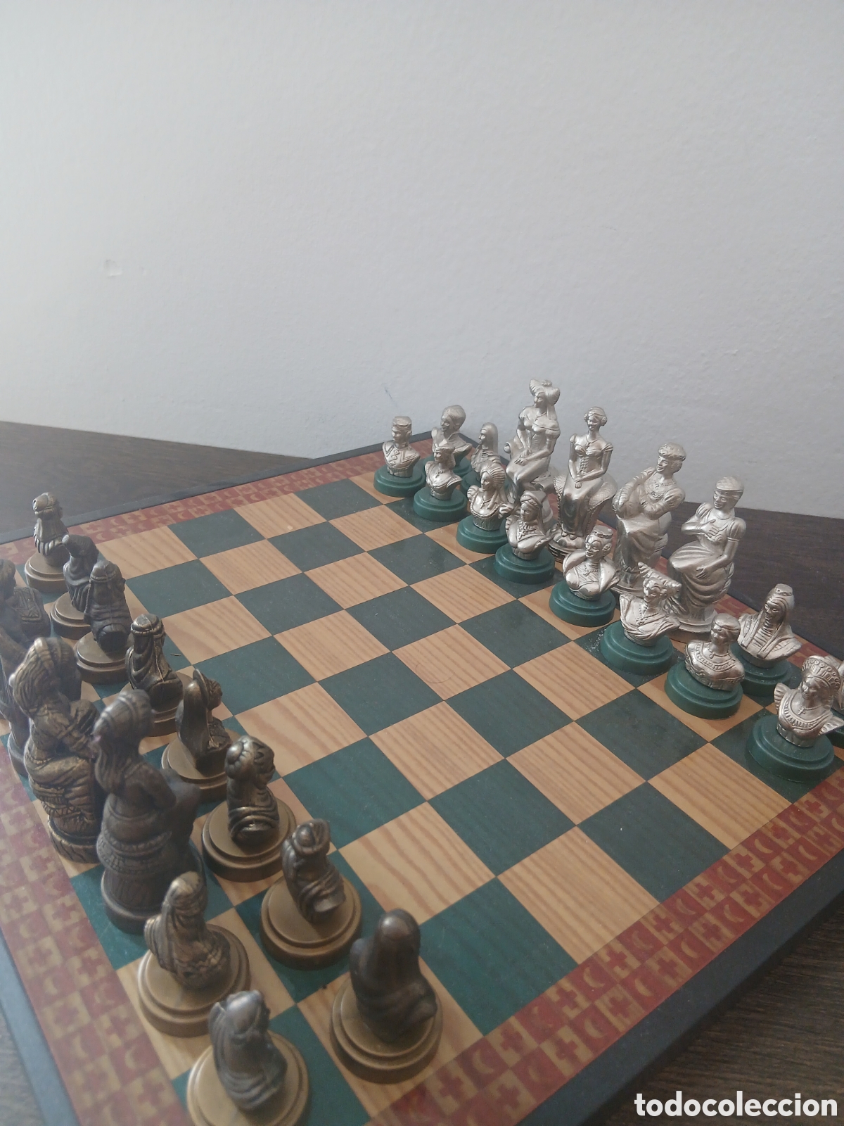 Juegos de mesa: ajedrez de metal vintage 1960-1980