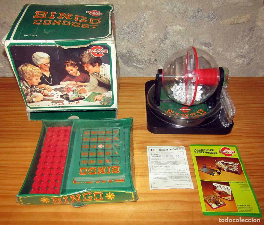 Juegos de mesa: ANTIGUO BINGO, DE CONGOST - NUEVO Y EN SU CAJA - 1972 - CAJ&Oacute;N PRECINTADO - COMPLETO