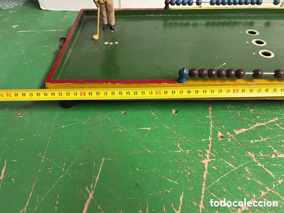 Juegos de mesa: JUEGO DE MINIGOLF DE MESA DE MADERA - Foto 2