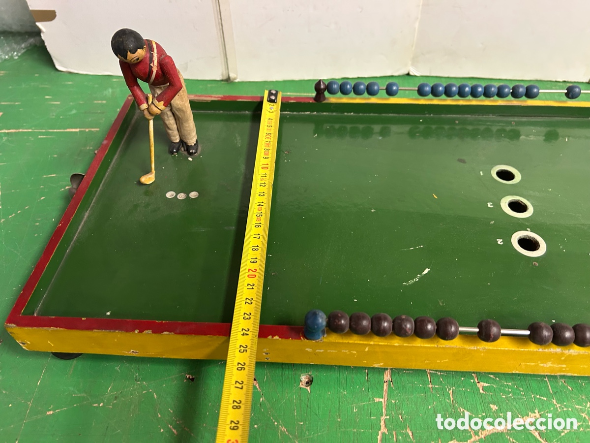 Juegos de mesa: JUEGO DE MINIGOLF DE MESA DE MADERA - Foto 3
