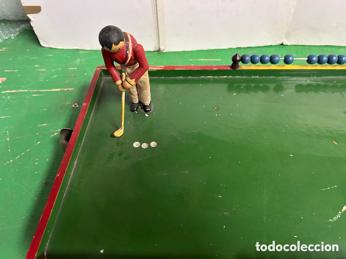 Juegos de mesa: JUEGO DE MINIGOLF DE MESA DE MADERA - Foto 4
