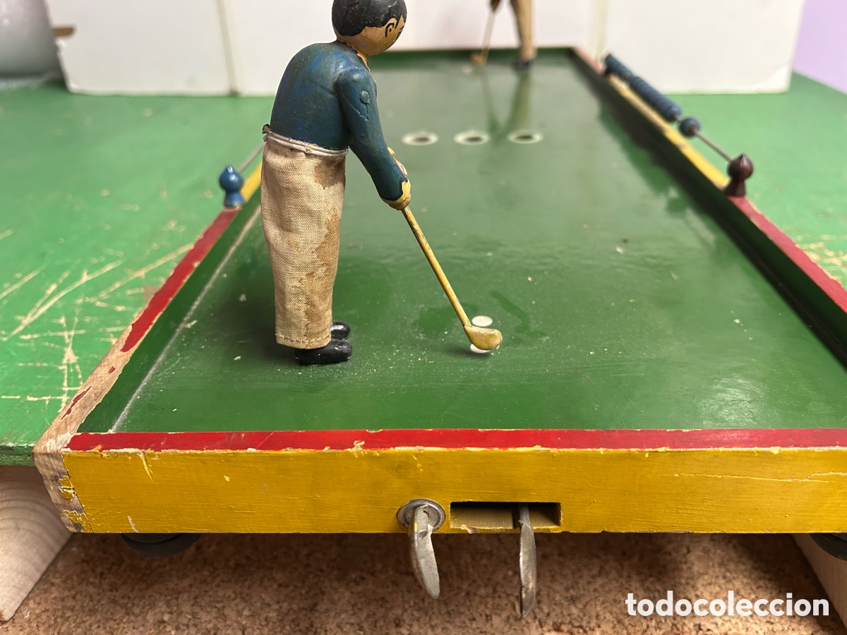 Juegos de mesa: JUEGO DE MINIGOLF DE MESA DE MADERA - Foto 7
