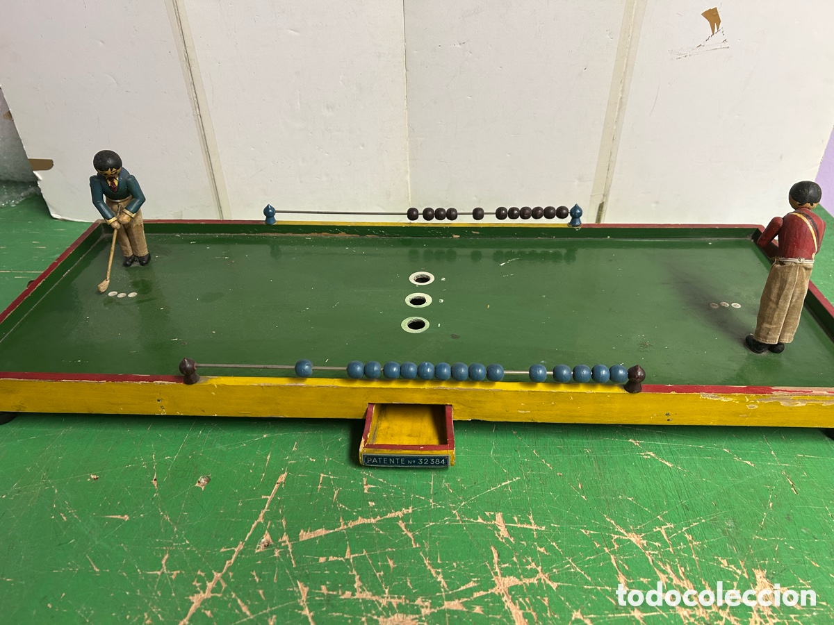 Juegos de mesa: JUEGO DE MINIGOLF DE MESA DE MADERA - Foto 8