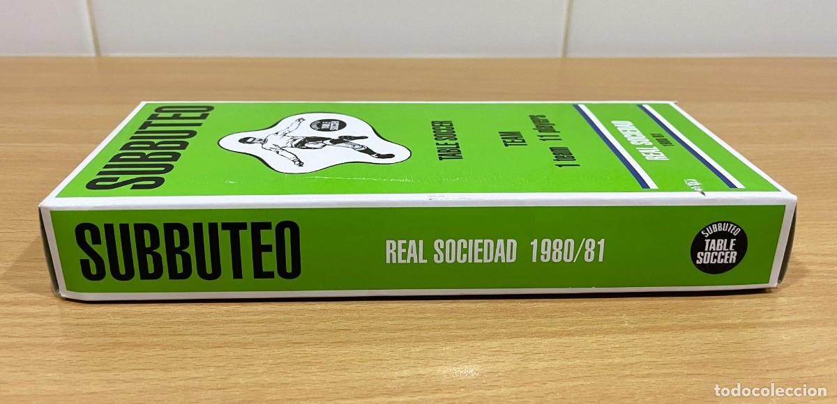 Juegos de mesa: SUBBUTEO F&Uacute;TBOL VINTAGE - REAL SOCIEDAD (CAMPE&Oacute;N LIGA 1980/81). HASBRO, 2014
