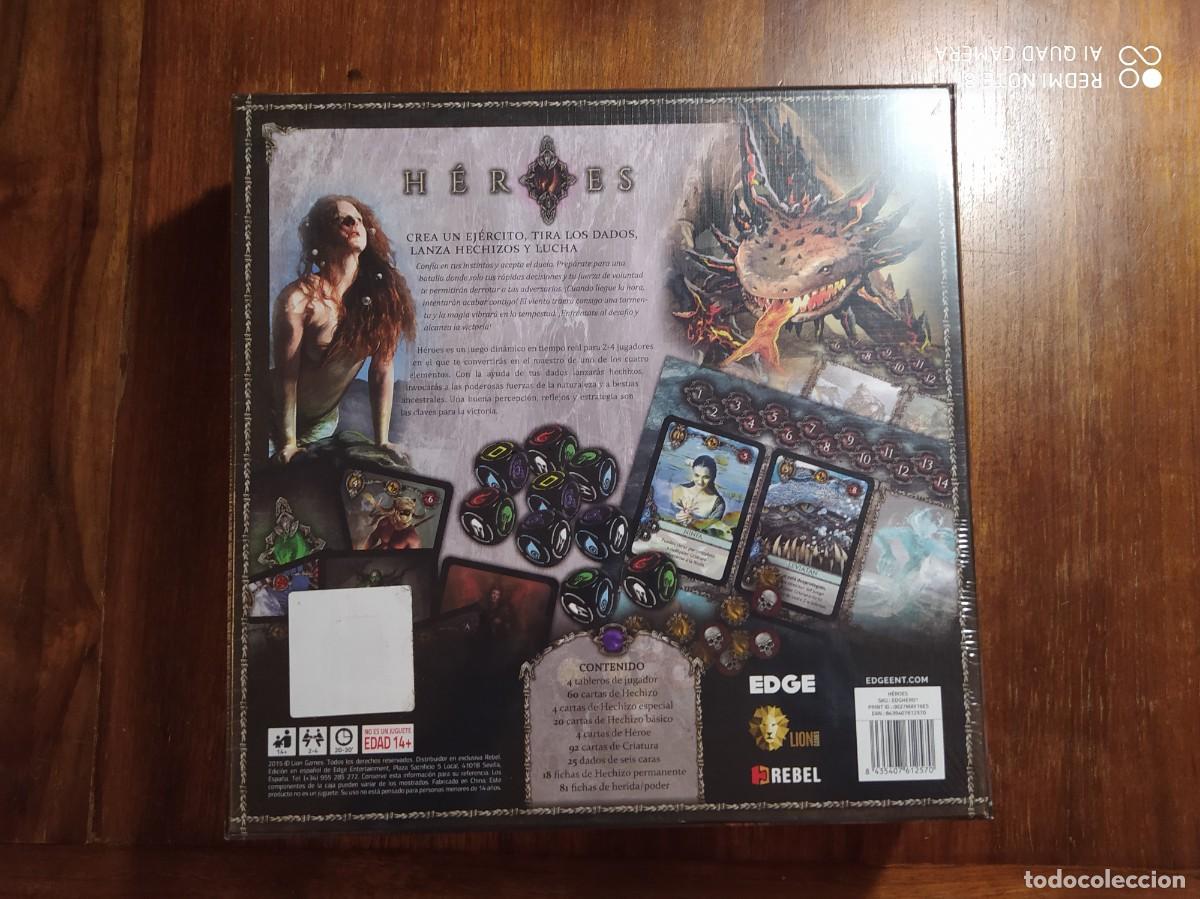 Juegos de mesa: HEROES Juego de mesa. Precintado. en espa&ntilde;ol - Foto 2