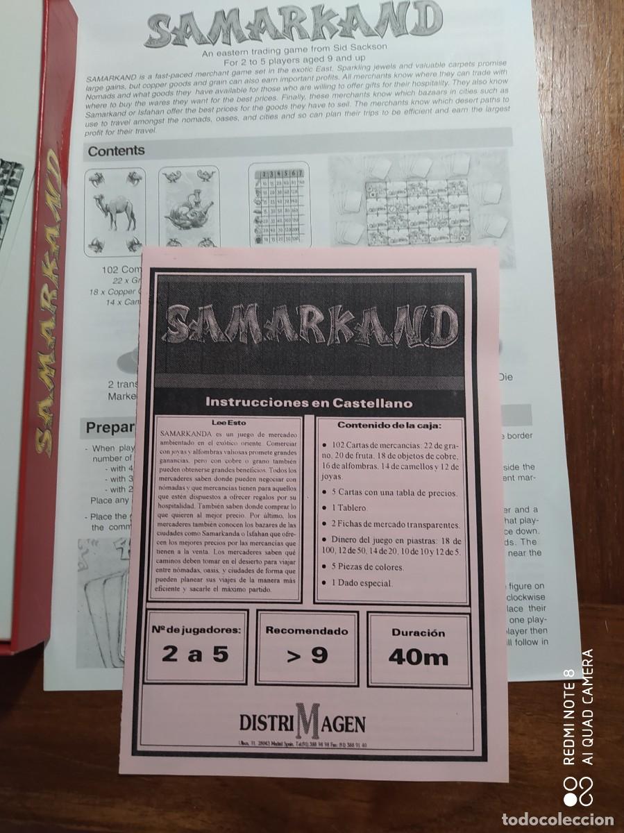 Juegos de mesa: SAMARKANDA Juego de mesa VINTAGE , a estrenar - Foto 3