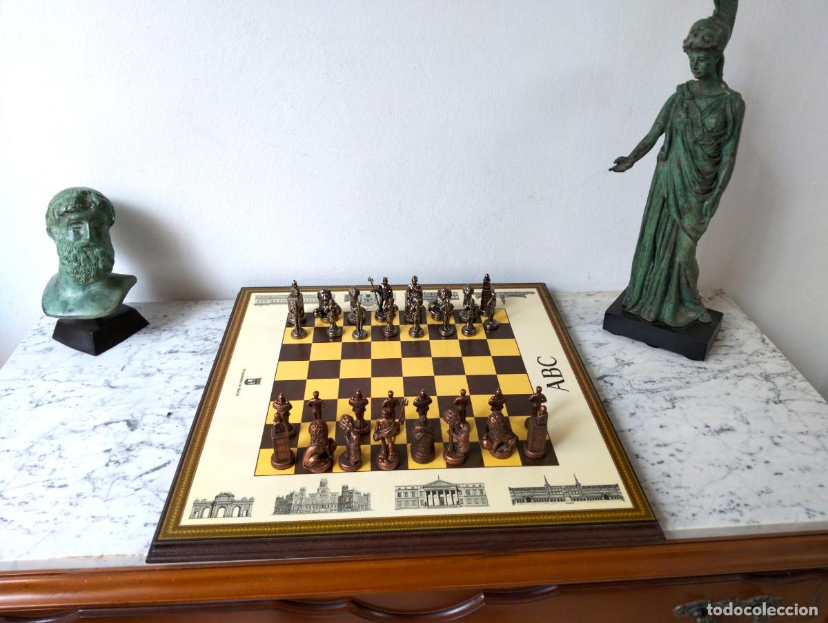 Juegos de mesa: ajedrez de tem&aacute;tica de Madrid del diario ABC
