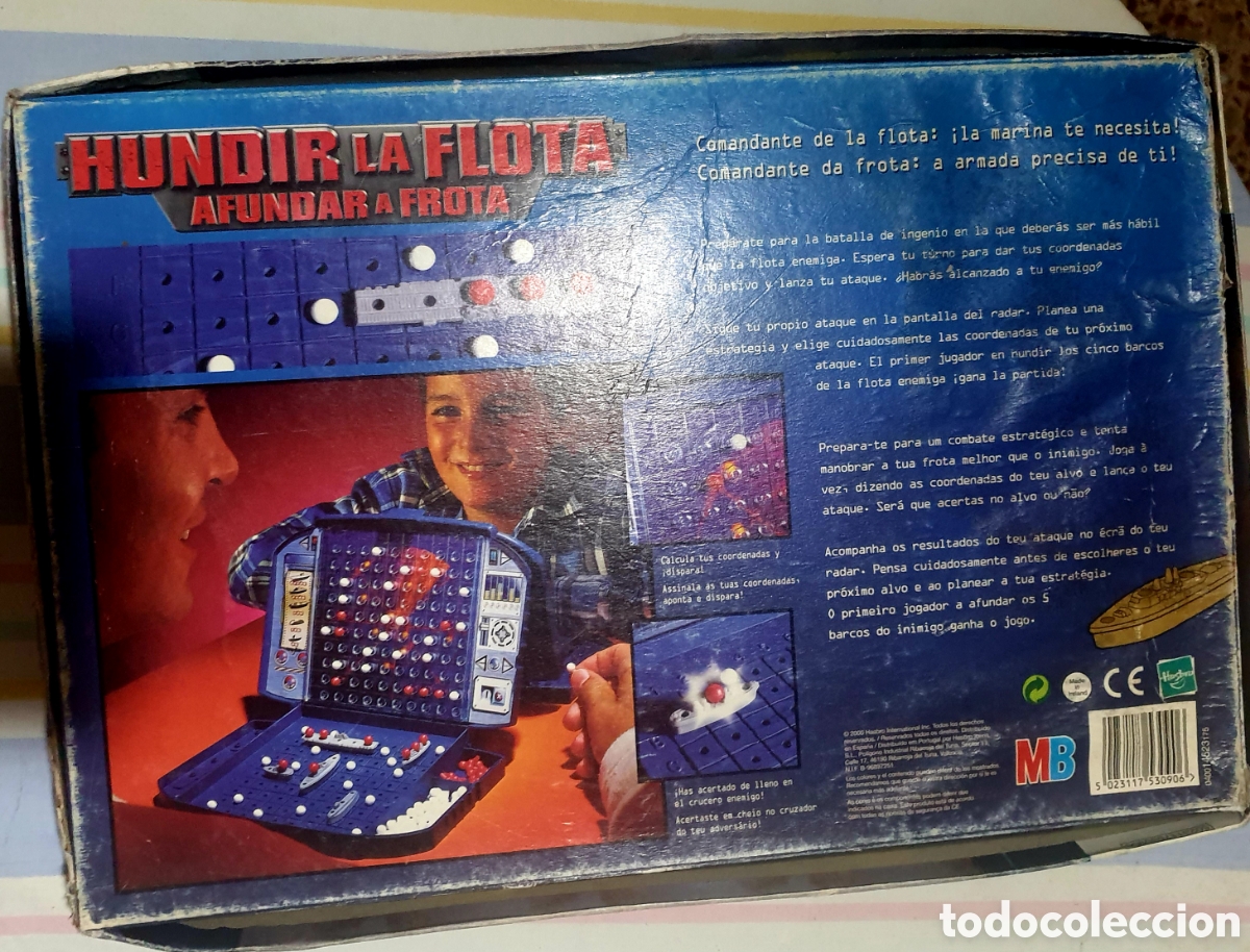 Juegos de mesa: HUNDIR LA FLOTA (MB) A&Ntilde;O 2000 - Foto 2