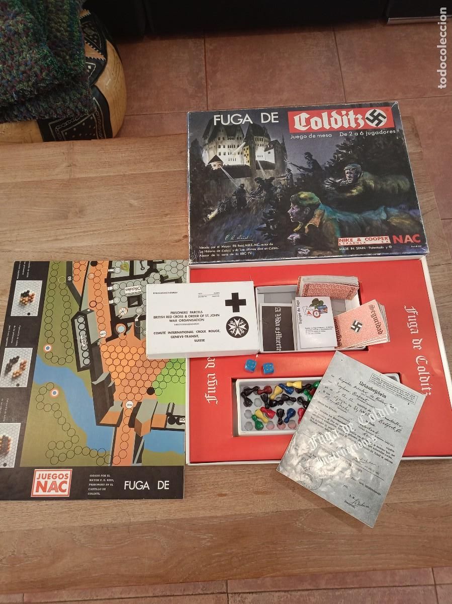 Juegos de mesa: JUEGO DE MESA NAC. LA FUGA DE GOLDITZ. A&Ntilde;OS 80 . COMPLETO