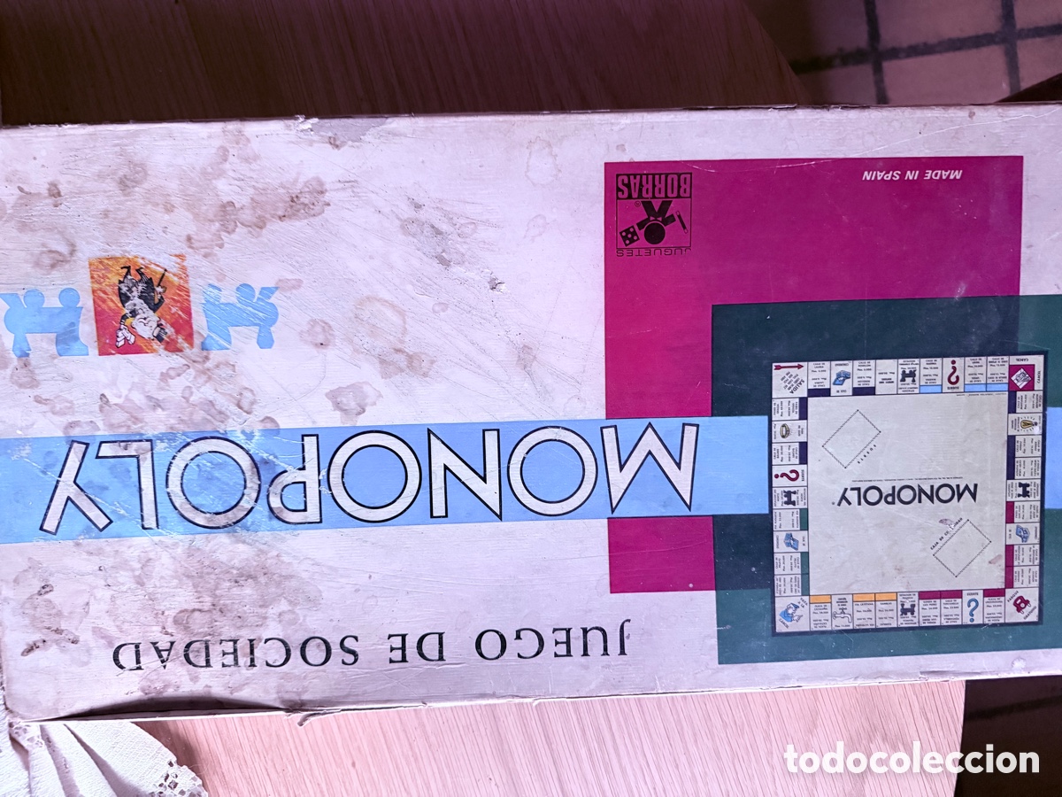 Juegos de mesa: MONOPOLY BARCELONA VINTAGE &ndash; BORR&Aacute;S &ndash; REF. 6300/B