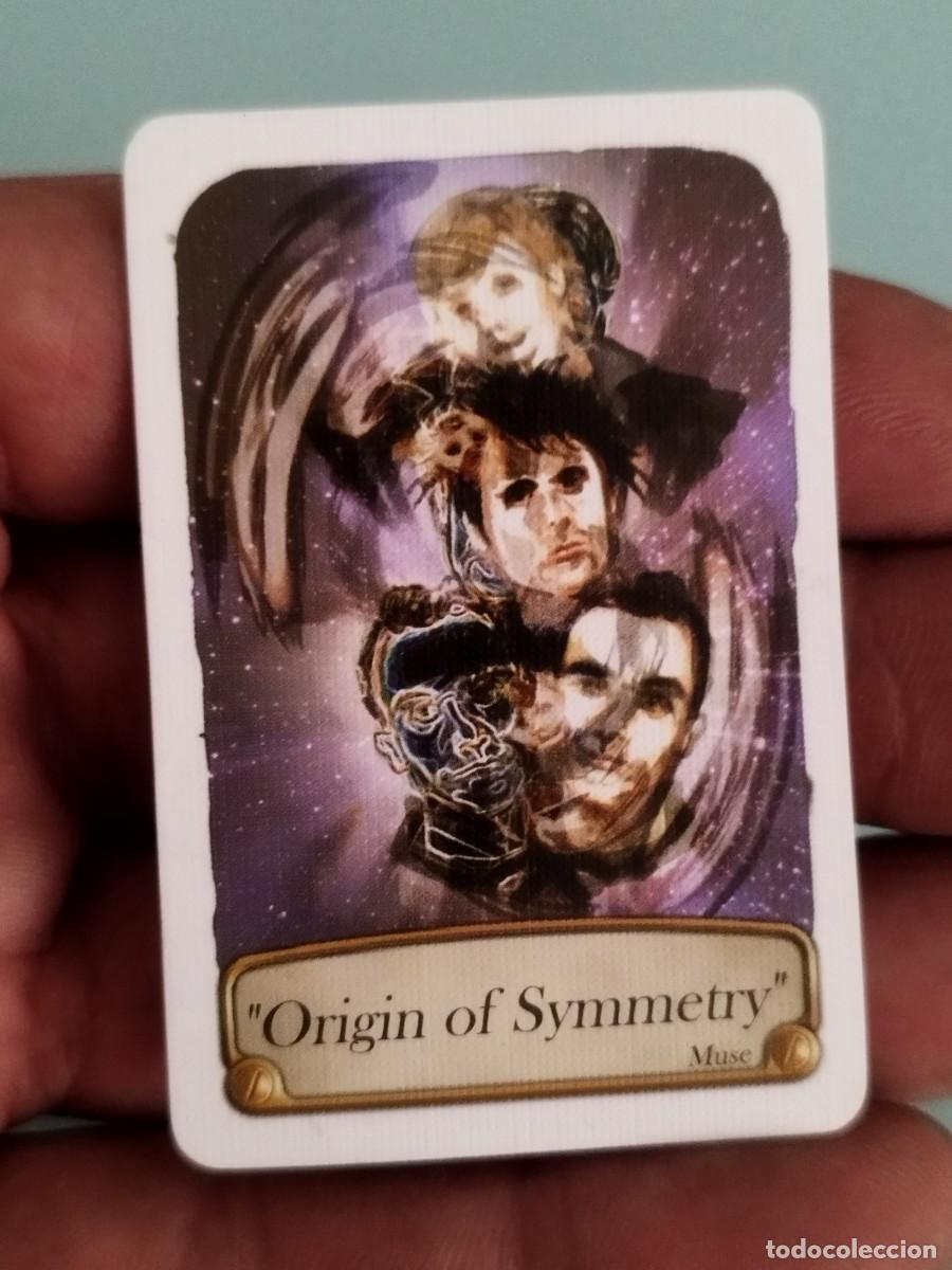 Juegos de mesa: Tarjeta del juego de mesa Muse. Origin of Symmetry (2001).