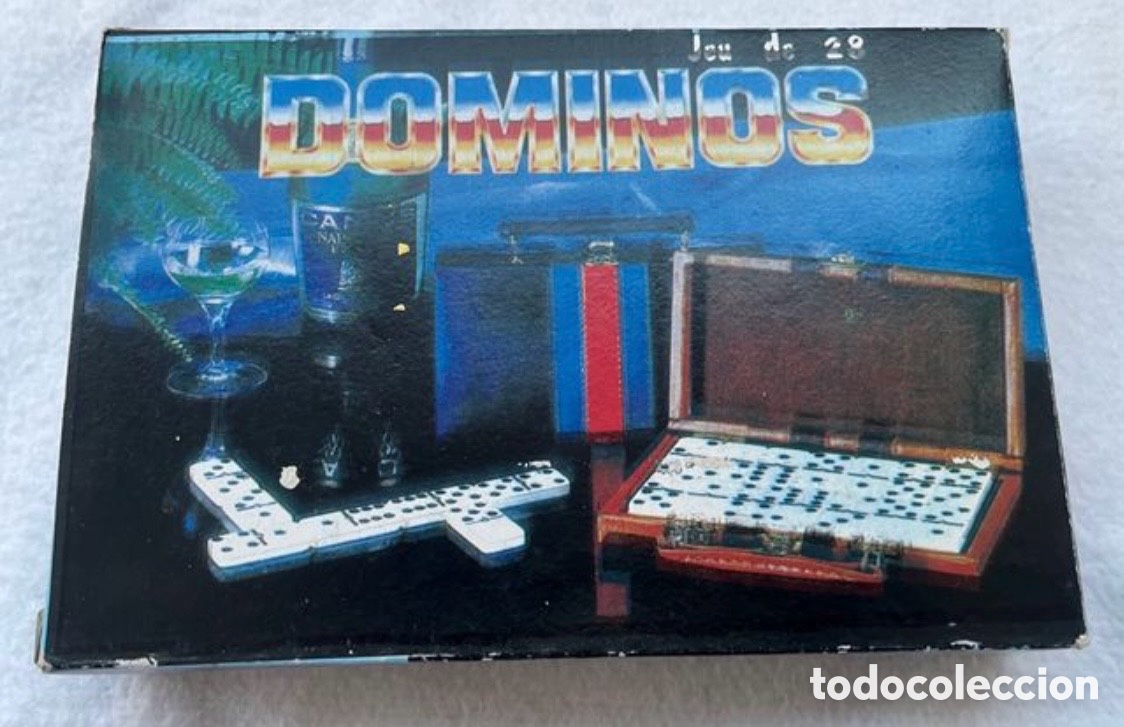 Juegos de mesa: Juego de domin&oacute; con estuche