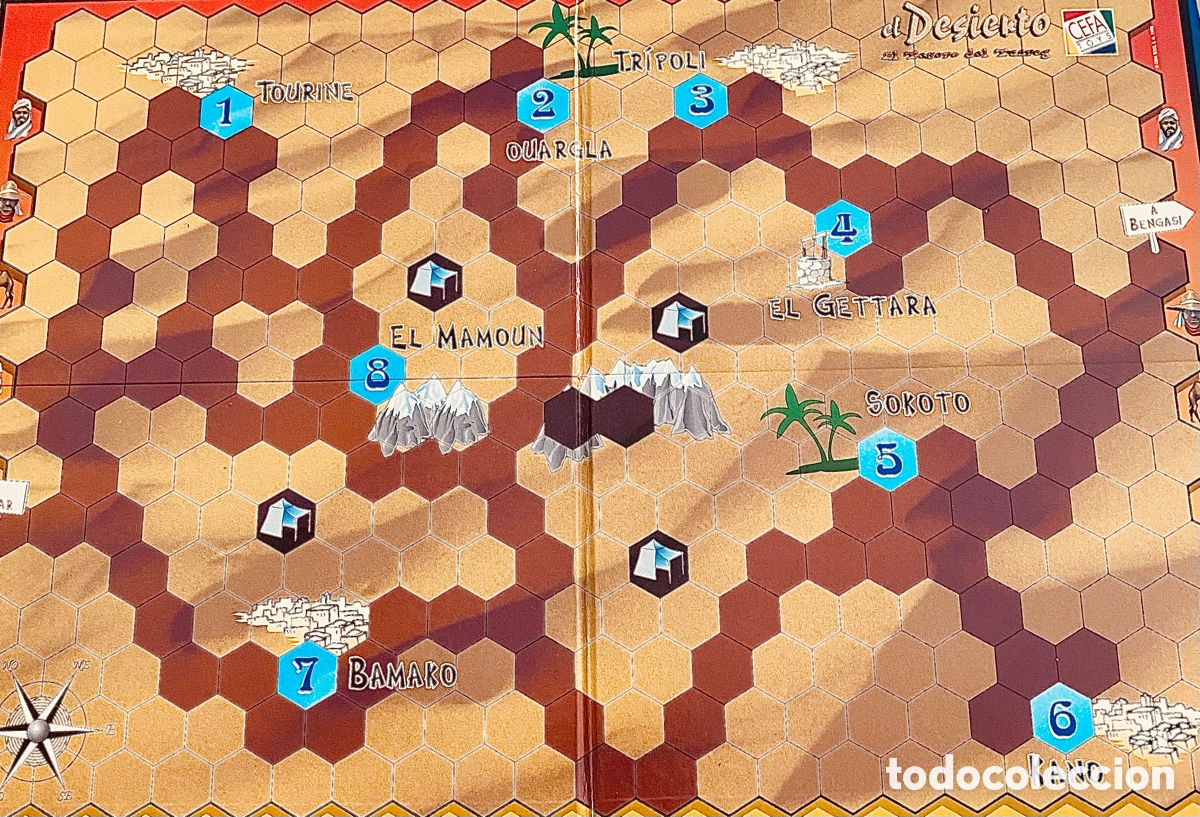 Juegos de mesa: El DESIERTO el tesoro del Tusreg - Foto 2