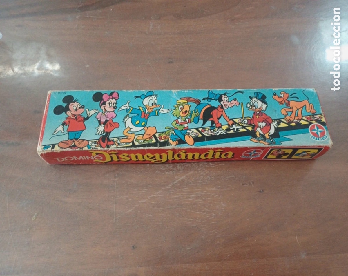 Juegos de mesa: Antiguo juego de domino de Disney, Mickey Mouse