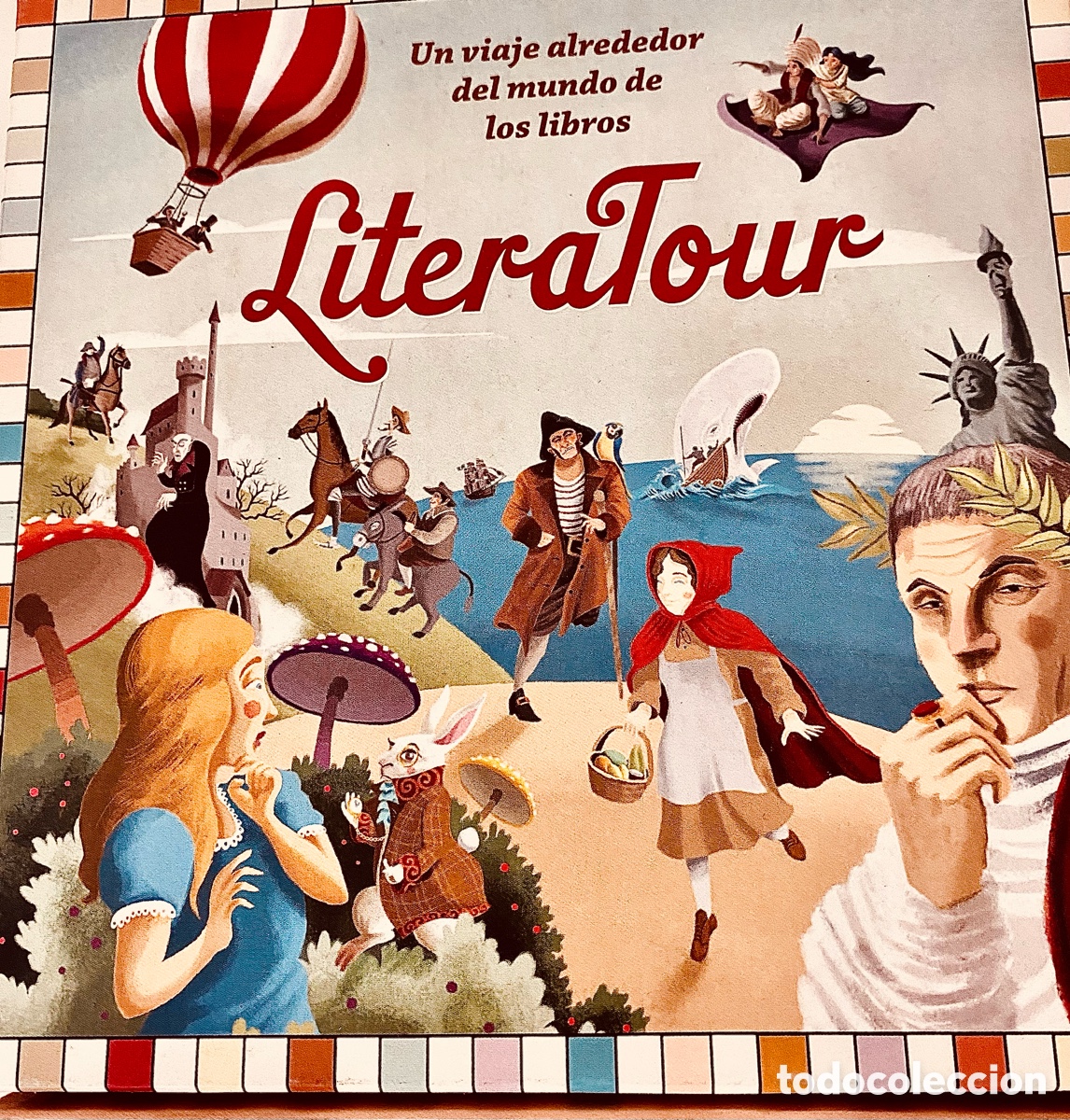 Juegos de mesa: LITERATOUR un viaje alrededor del mundo de los libros
