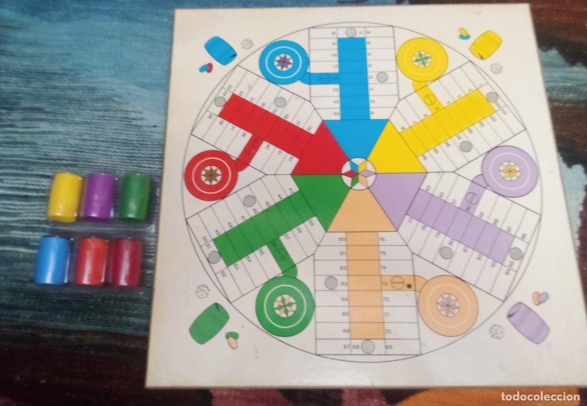 Juegos de mesa: parchis para 6 personas y juego de la oca