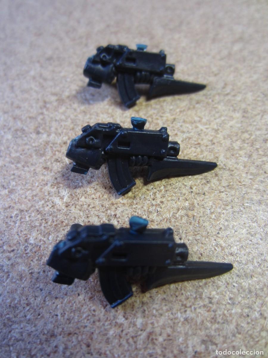 Juegos de mesa: 3 Rifles Bolter Chaos Space Marines. Repuestos Space Crusade Cruzada Estelar MB