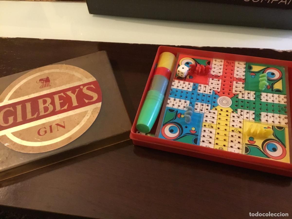 Juegos de mesa: Antiguo parchis ginebra Gilbey&rsquo;s