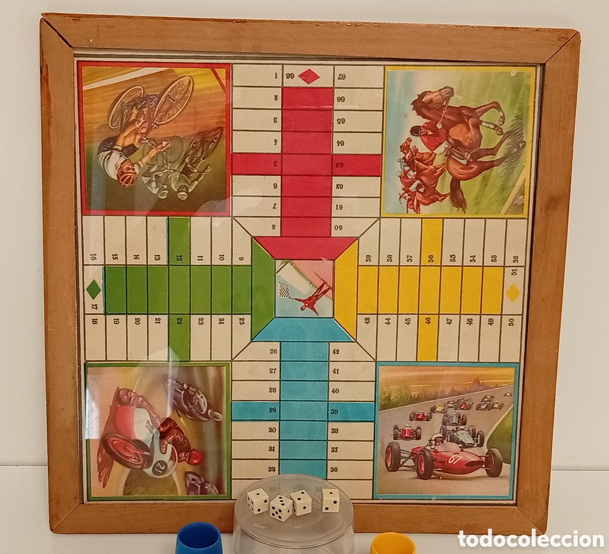 Juegos de mesa: .JUEGO DE PARCHIS Y LA OCA COMPLETO - Foto 4