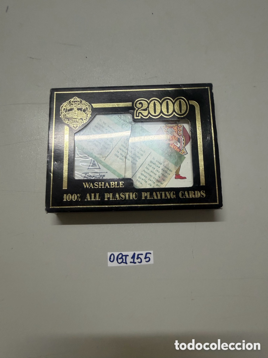 Juegos de mesa: juego de dos barajas de p&oacute;ker del Modelo 2000 de Naipes Heraclio Fournier