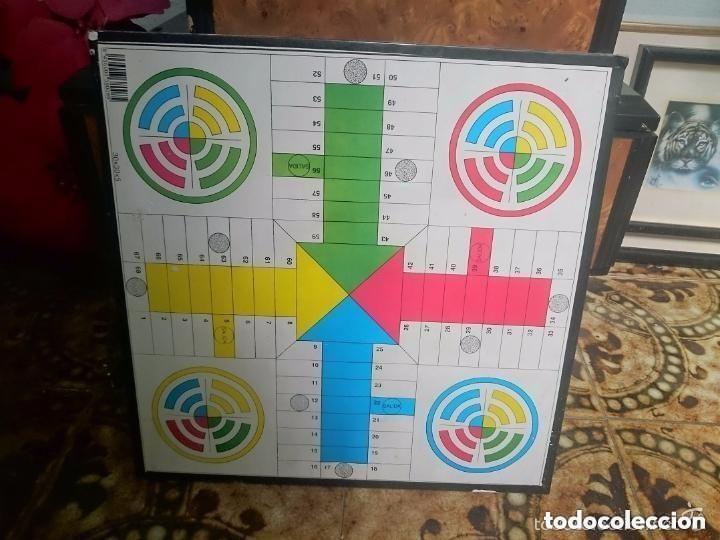 Juegos de mesa: AJEDREZ Y PARCHIS - EN EL MISMO TABLERO -ES MUY GRANDE -VER FOTOS
