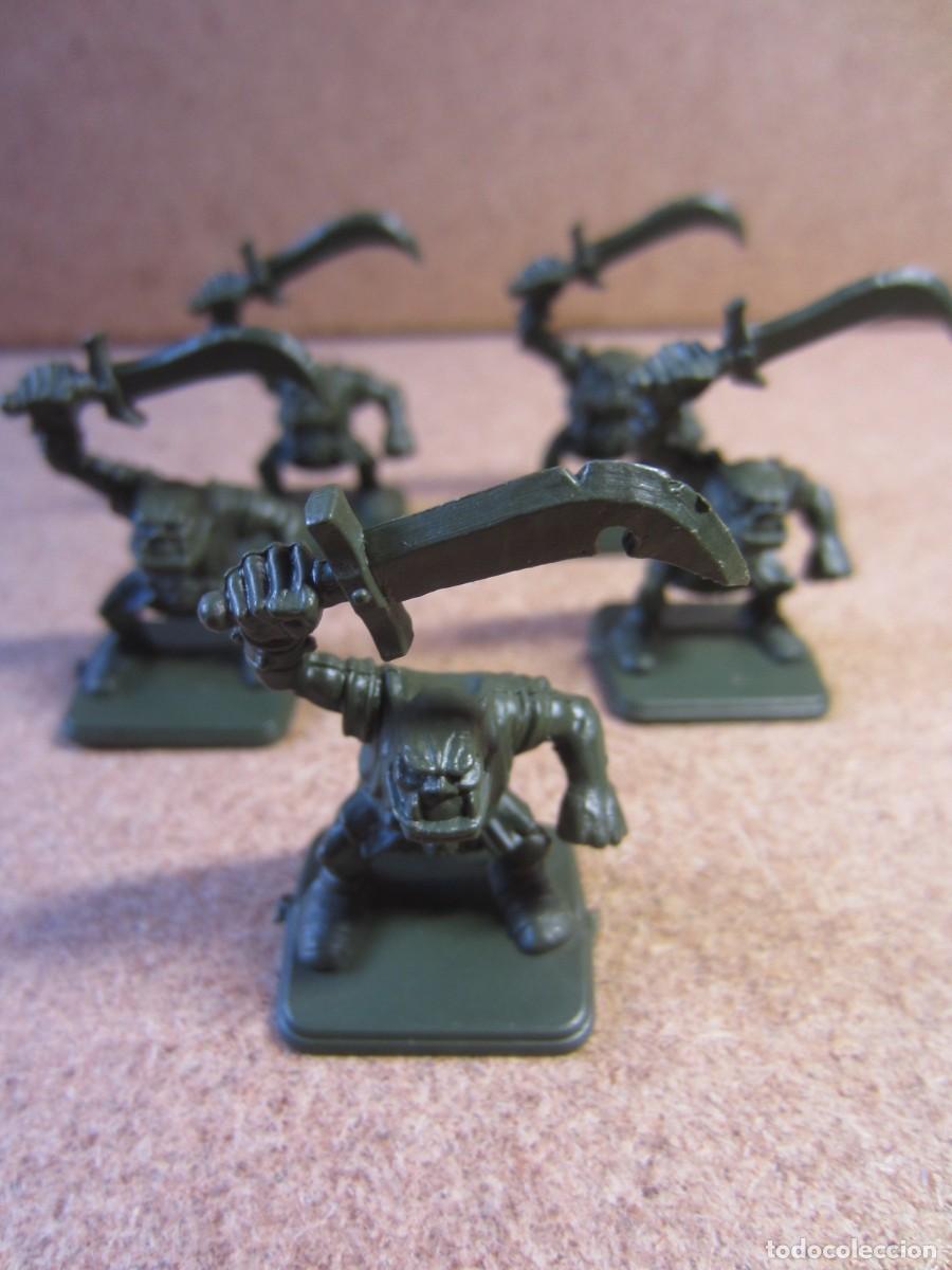 Juegos de mesa: Lote de 5 Goblins con Cimitarras. Piezas y Repuestos Originales para HeroQuest de MB
