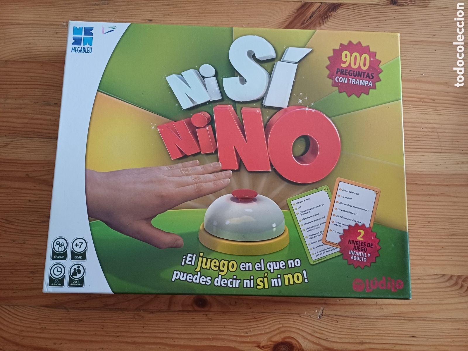 Juegos de mesa: Ni si ni No Juego Mesa Megableu ( falta una ficha y una tarjeta )
