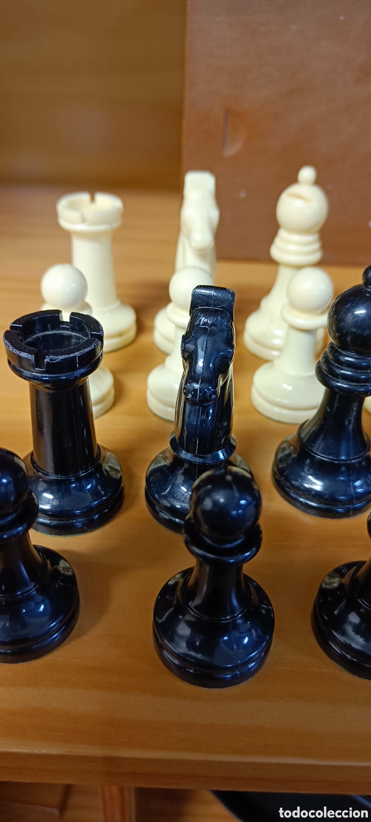 Juegos de mesa: JUEGO COMPLETO DE PIEZAS DE AJEDREZ MAXIMS - Foto 3