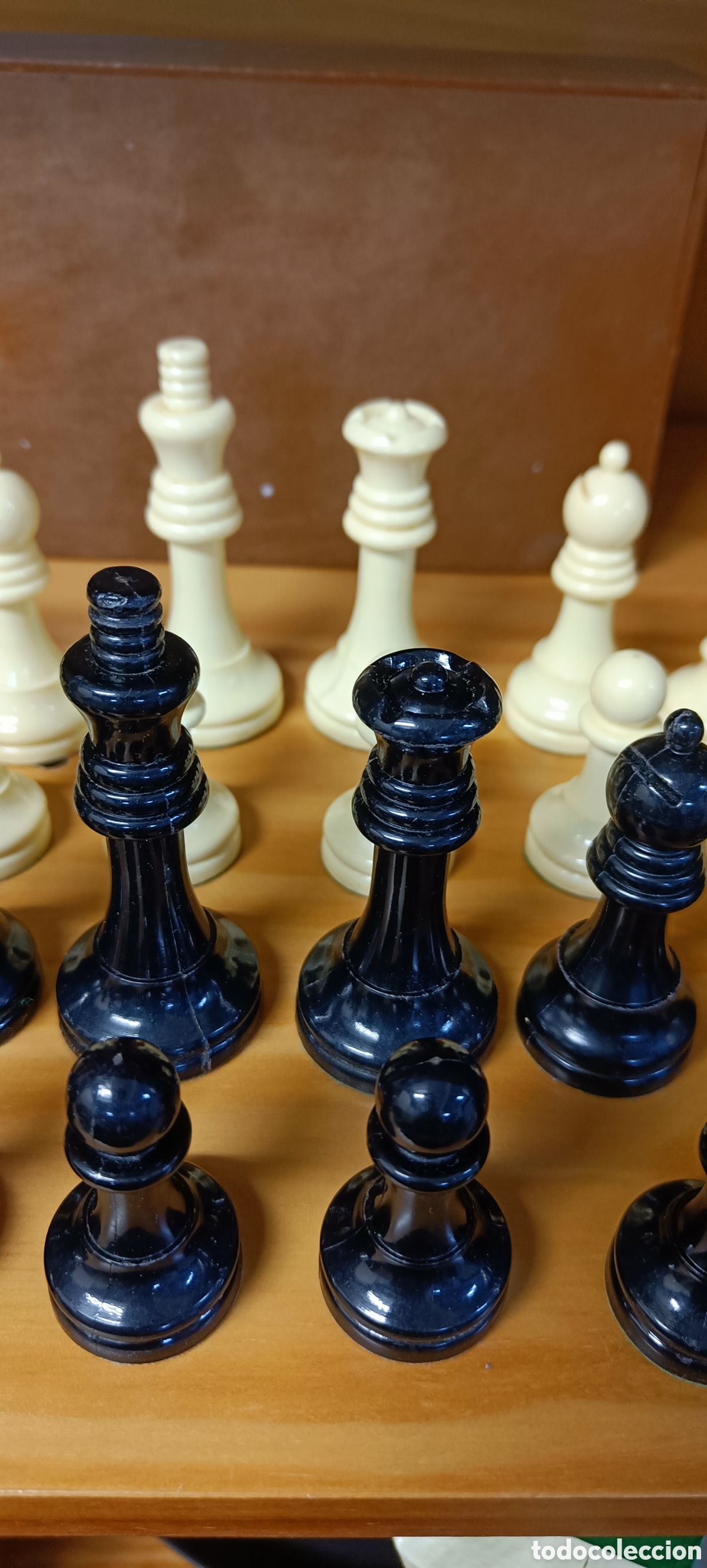 Juegos de mesa: JUEGO COMPLETO DE PIEZAS DE AJEDREZ MAXIMS - Foto 4