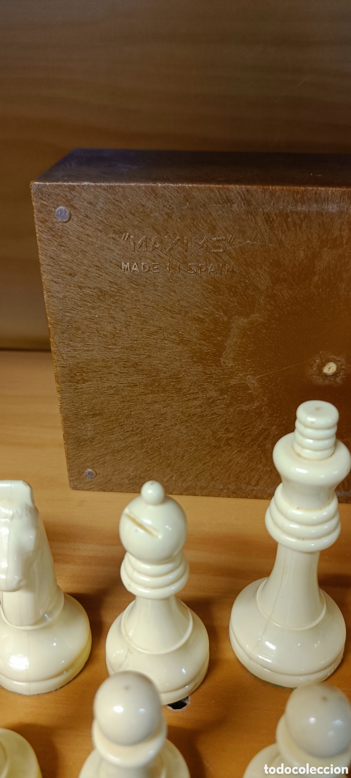 Juegos de mesa: JUEGO COMPLETO DE PIEZAS DE AJEDREZ MAXIMS - Foto 6