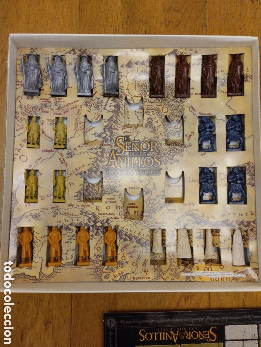 Juegos de mesa: Parchis El Se&ntilde;or de Los Anillos Las Dos Torres - Foto 3