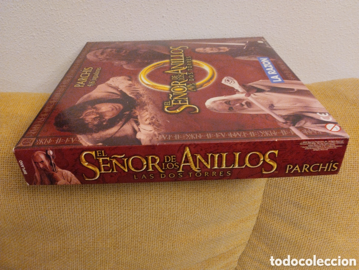 Juegos de mesa: Parchis El Se&ntilde;or de Los Anillos Las Dos Torres - Foto 9