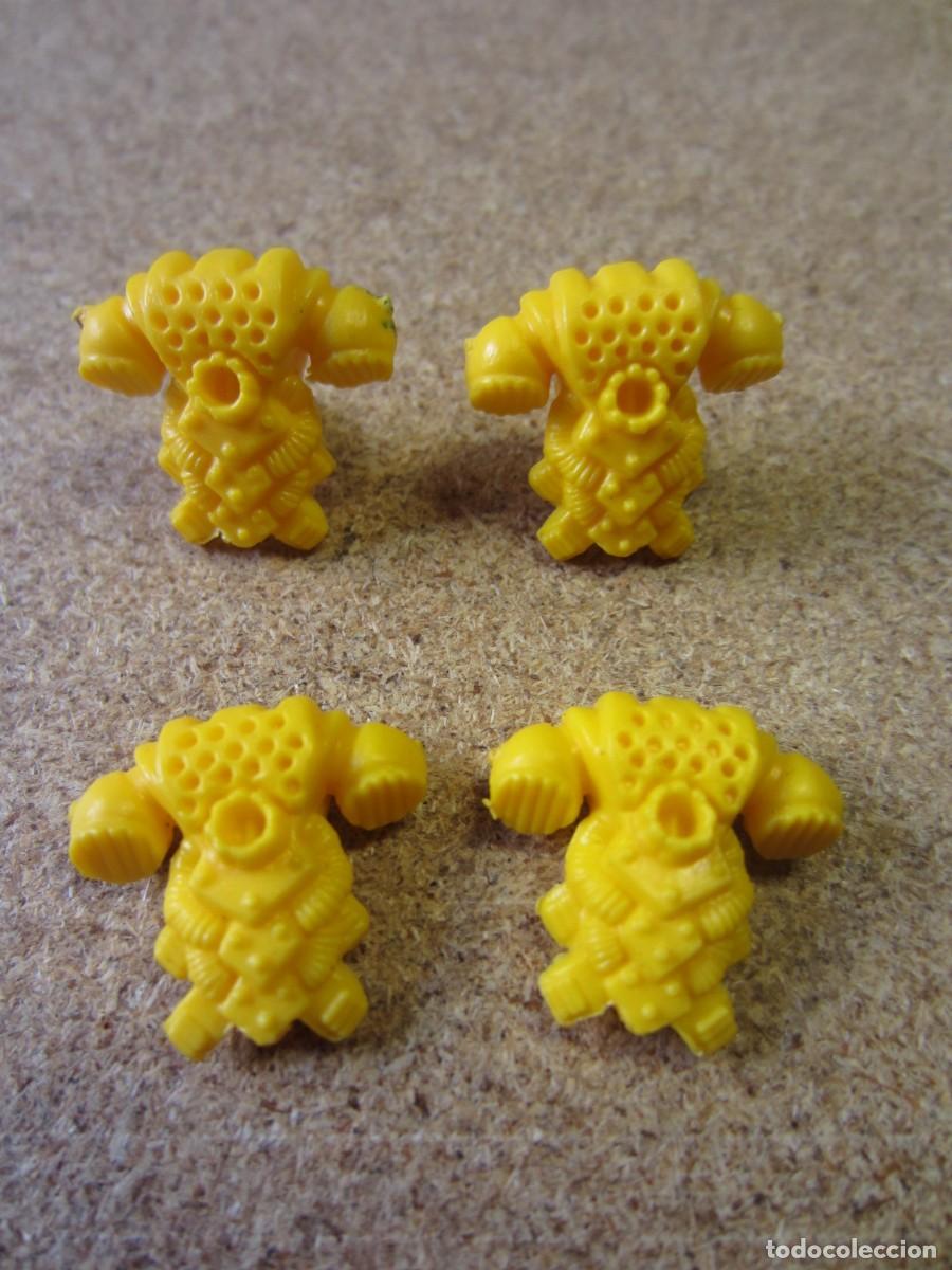 Juegos de mesa: 4 Mochilas (Heavy Weapon Backpack) Imperial Fists Marines. Repuestos Space Crusade Cruzada Estelar M