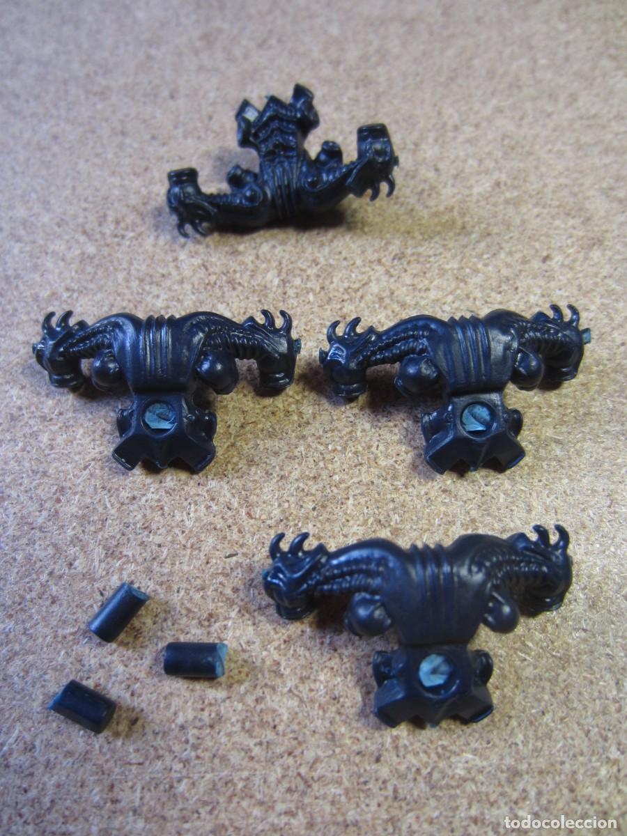 Juegos de mesa: 4 Mochilas (Heavy Weapon Backpack) Chaos Space Marines. Repuestos Space Crusade Cruzada Estelar MB
