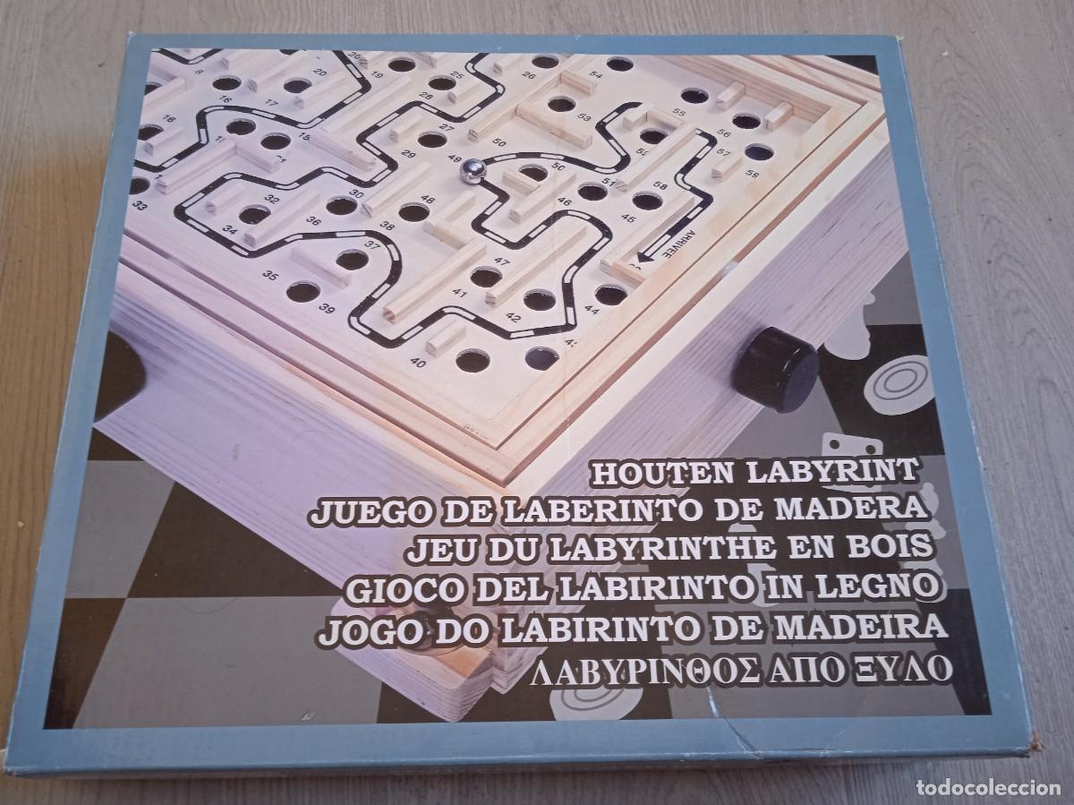 Juegos de mesa: LABERINTO DE MADERA SIN BOLA