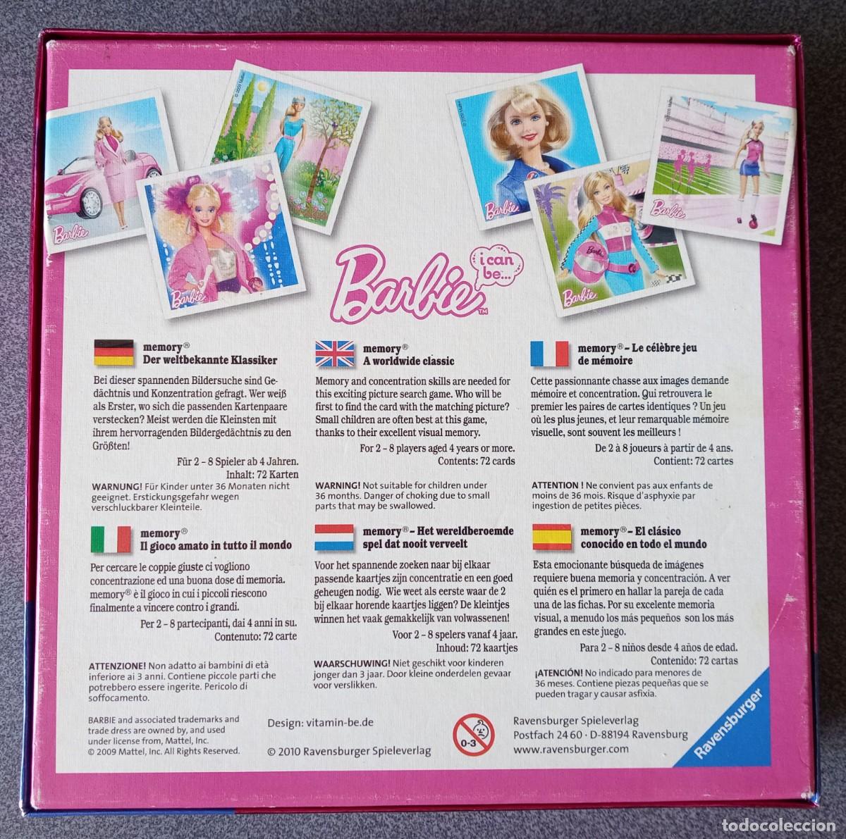 Juegos de mesa: Juego Barbie Memory Ravensburger - Foto 4