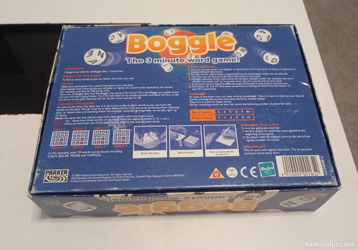 Juegos de mesa: JUEGO DE MESA BOGGLE CL&Aacute;SICO,PARKER,DEL 2000, COMPLETO - Foto 11