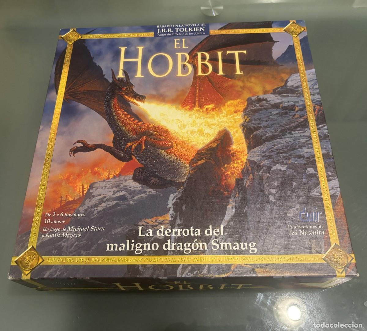Juegos de mesa: EL HOBBIT La derrota del maligno drag&oacute;n Smaug juego de mesa