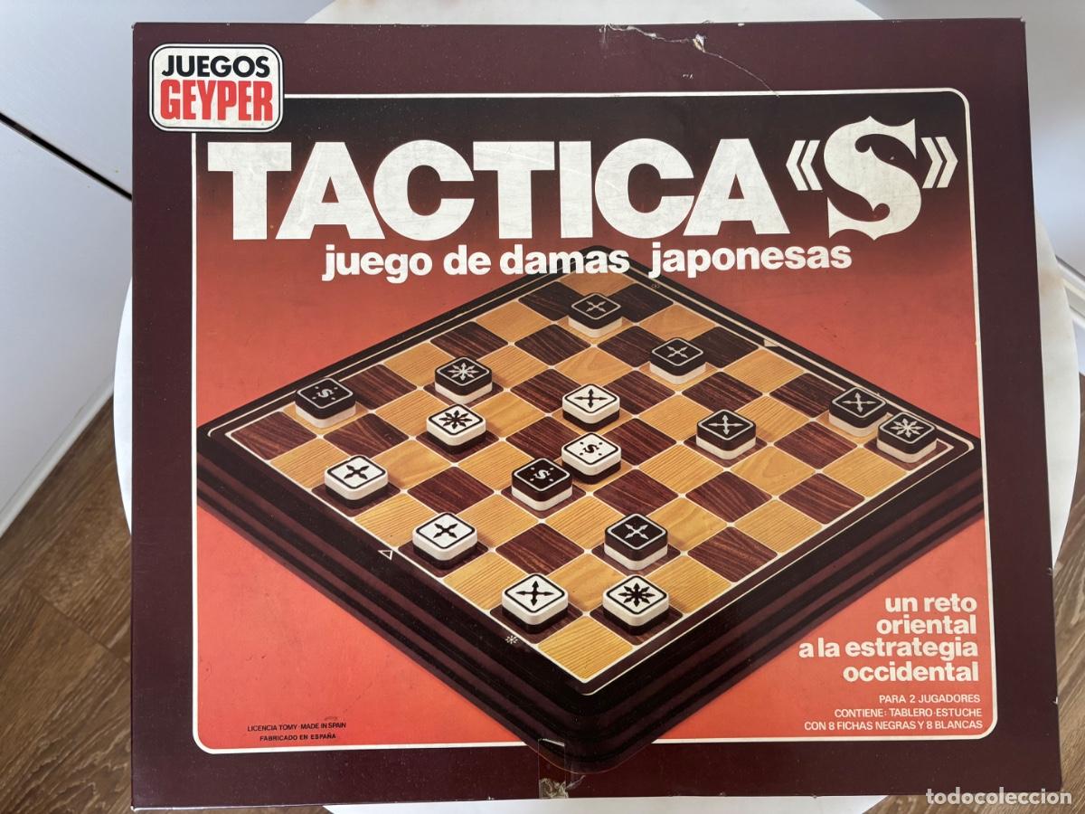 Juegos de mesa: T&Aacute;CTICA&rdquo;S&rdquo; Damas japonesas Geyper antiguas