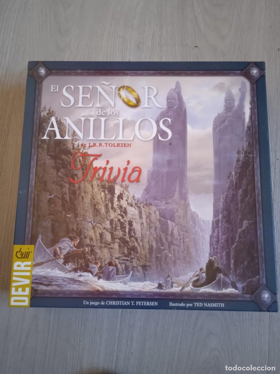 Juegos de mesa: JUEGO DE TABLERO EL SE&Ntilde;OR DE LOS ANILLOS TRIVIAL ESPA&Ntilde;OL