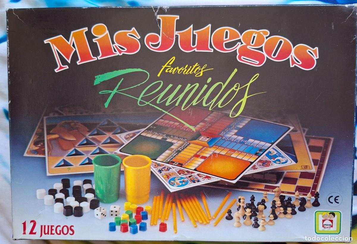 Juegos de mesa: Juego de Mesa &rdquo;Mis Juegos Reunidos&rdquo; (12 Juegos) - Marca Chicos (A&ntilde;os 80/90) Vintage