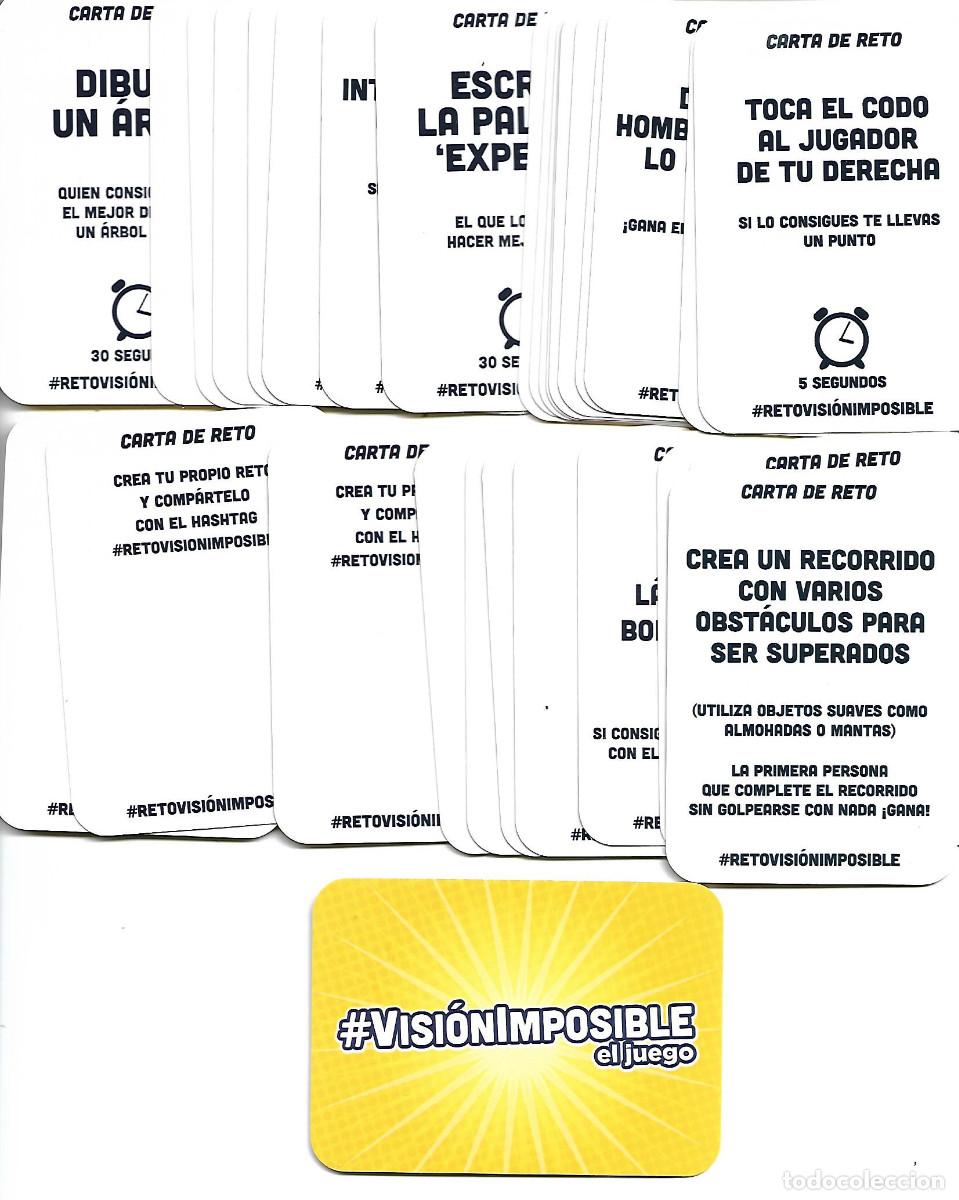 Juegos de mesa: BARAJA 30 CARTAS EL JUEGO VISIONIMPOSIBLE