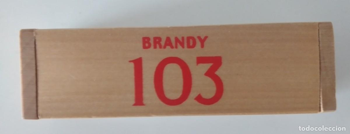 Juegos de mesa: Juego de dados p&oacute;quer: estuche/caja de madera Brandy 103