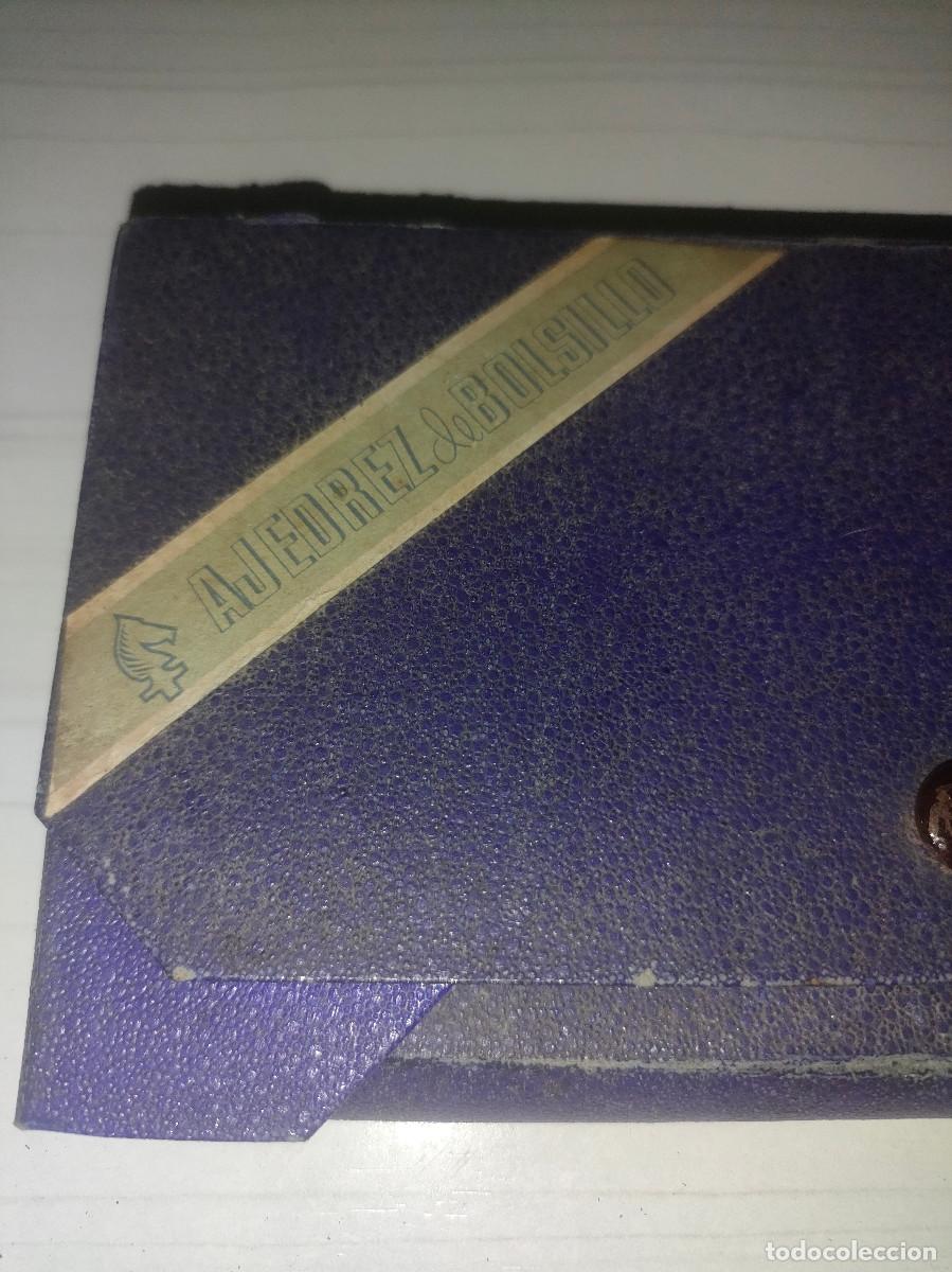 Juegos de mesa: Antiguo ajedrez de bolsillo a&ntilde;os 30 - Foto 2