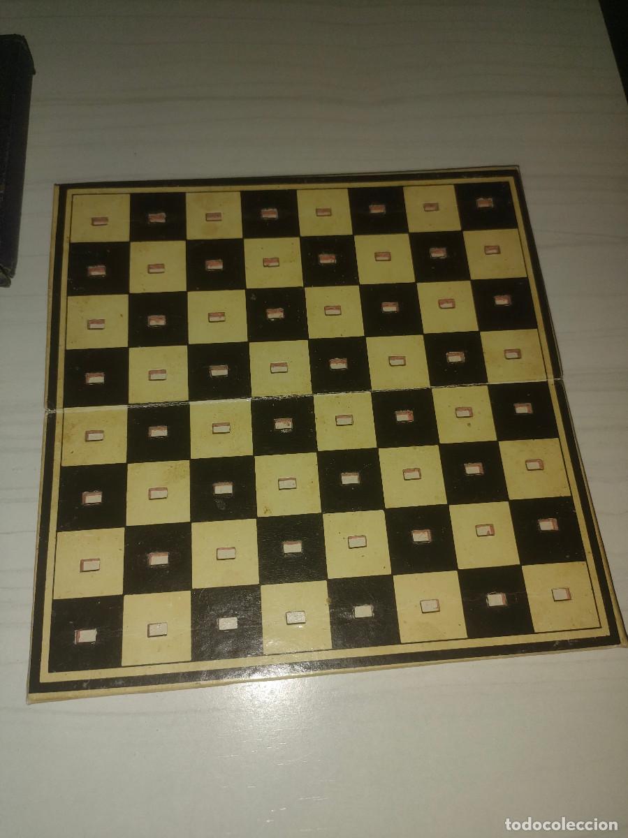 Juegos de mesa: Antiguo ajedrez de bolsillo a&ntilde;os 30 - Foto 5