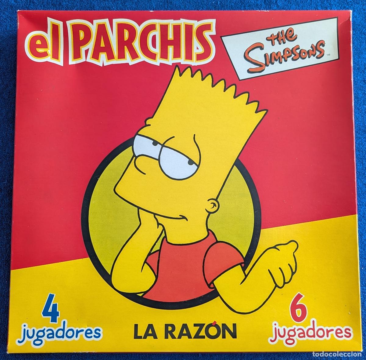 Juegos de mesa: Parchis 4 y 6 jugadores - The Simpsons - La Raz&oacute;n (2001) &iexcl;Completo!