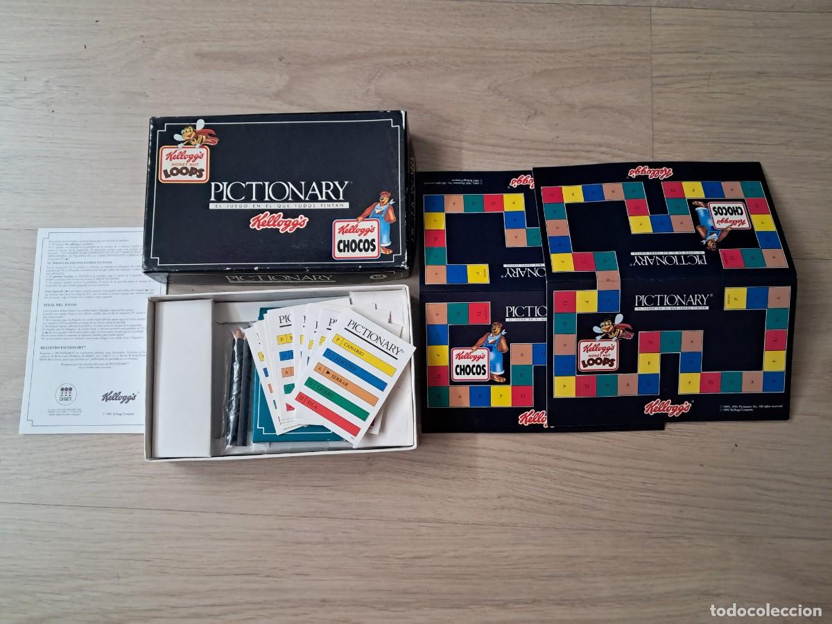 Juegos de mesa: Pictionary Kellogg's Mini Juego de mesa.
