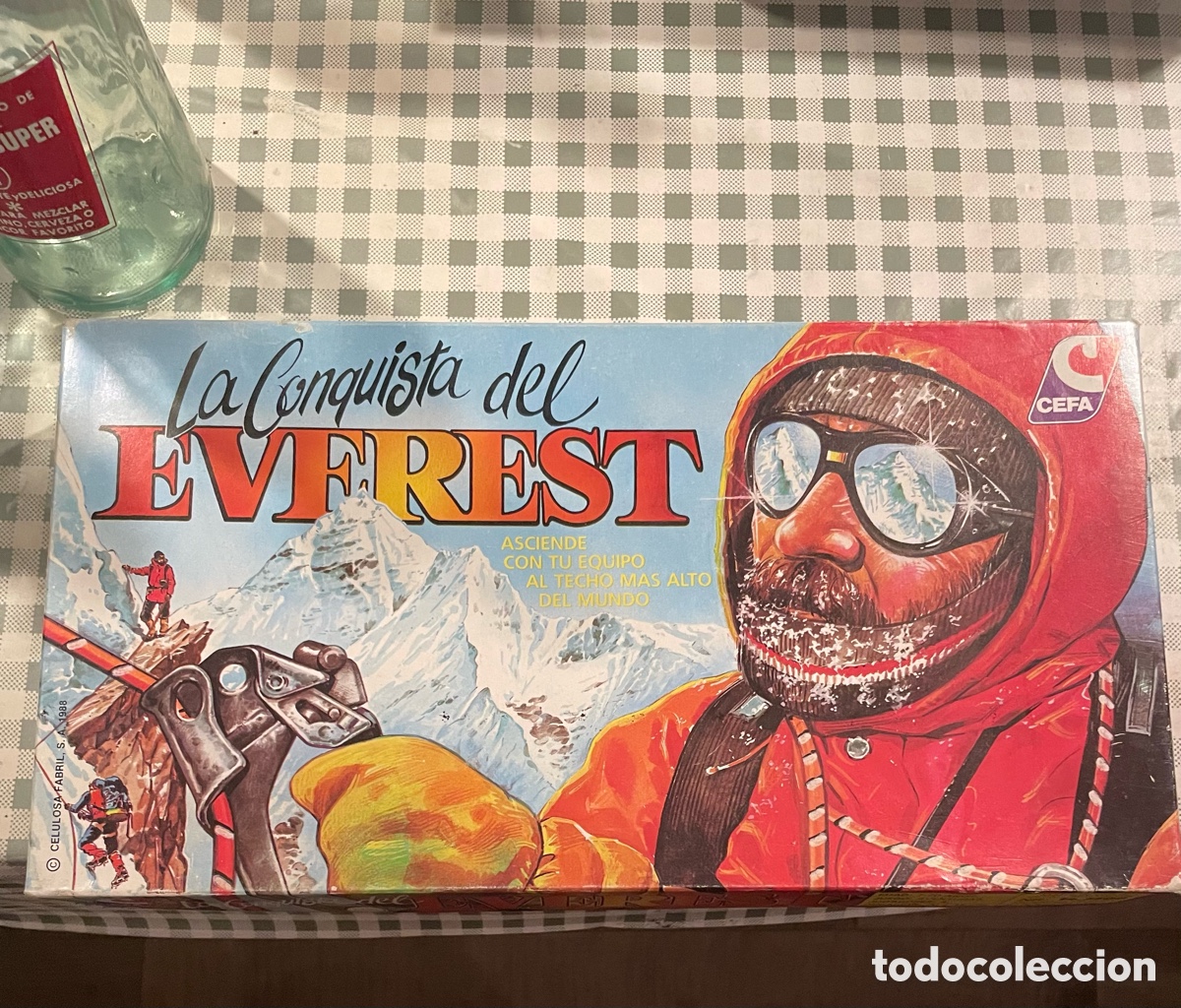 Juegos de mesa: Juego de mesa La Conquista del Everest - CEFA (A&ntilde;os 80) Completo y con matriz original