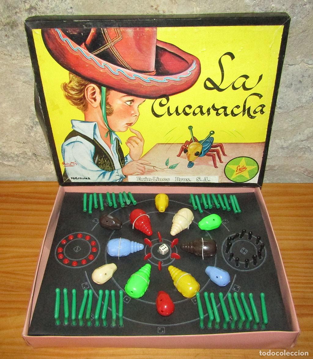 Juegos de mesa: ANTIGUO JUEGO LA CUCARACHA, DE EXIN - NUEVO Y COMPLETO - A&Ntilde;OS 60